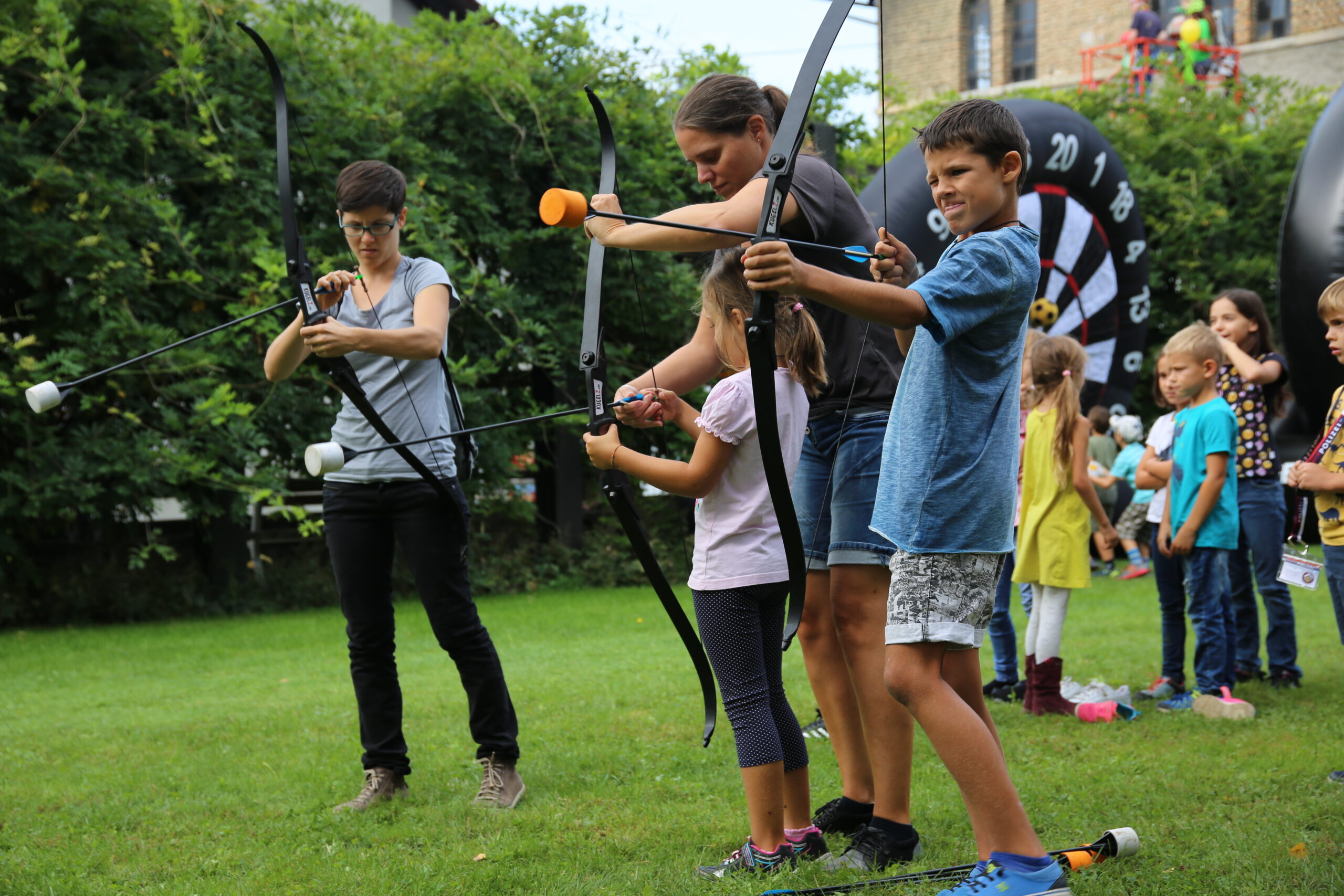Ländle Event, Kinder Arrowz. Gepolsterte Pfeile und Bogen.