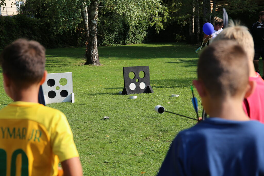Ländle Event, Kinder Arrowz. Gepolsterte Pfeile und Bogen.