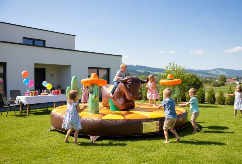 Hüpfbulle ohne Elektronik auf dem Kinder spielen