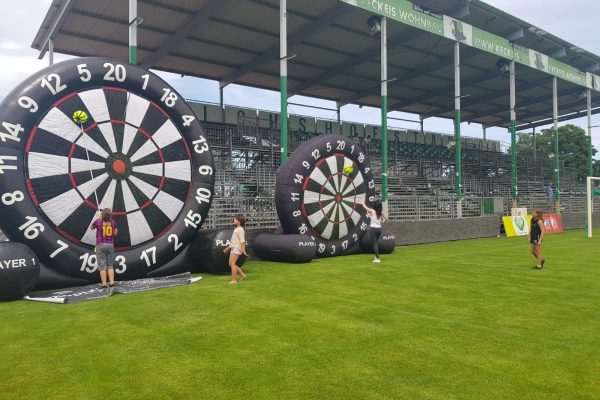 XXL Dart-Scheibe. Fußball-Dart von Ländle Event.