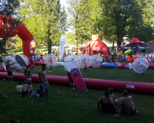 Bubble Soccer Firmenevent ORF KUGELZ CUP